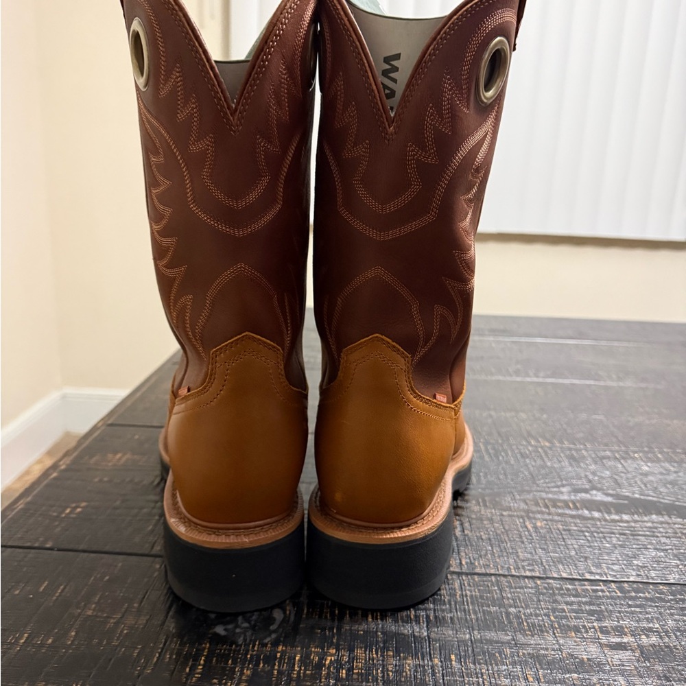 Tecovas Wheat/Maple Work Boot Box Label - Picture 3 of 7